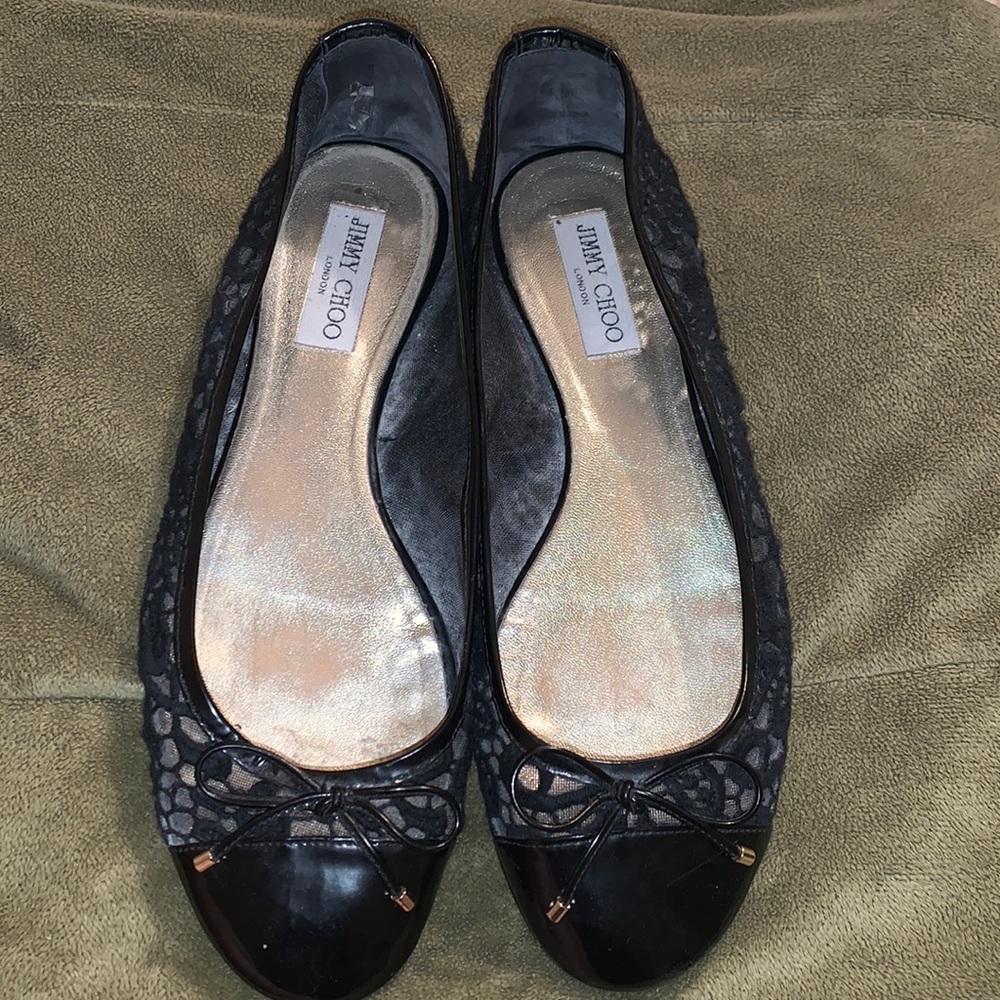 Jimmy Choo ballerina flats Sz 40.5